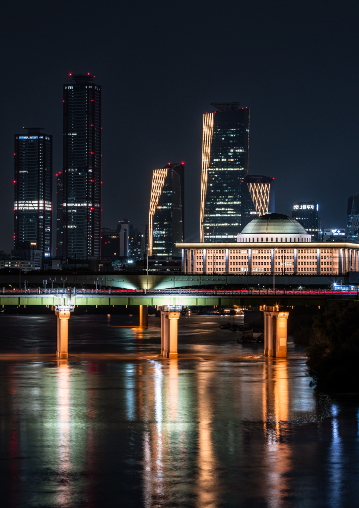 Korea nocą